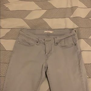 Levi’s 721 skinny grey jeans